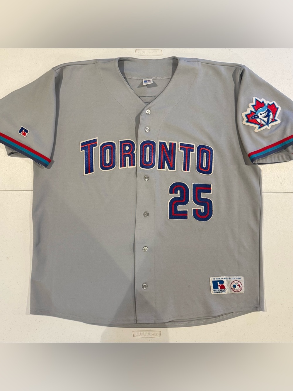 Vintage 90’s Carlos Delgado Toronto Blue Jays MLB Baseball jersey XXL